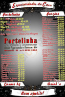 Portelinha Bar Restaurante E Pizzaria menu