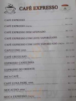 Cafe Luna Park menu