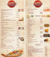 Sushi Porão menu