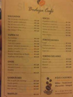 Bodega Cafe menu