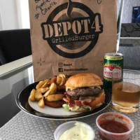 Depot4 Grilled Burger food
