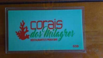 Corais Dos Milagres Restaurante E Praia Bar inside