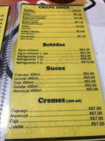 Tribo Do Crepe menu