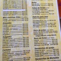 O Rei Das Coxinhas menu