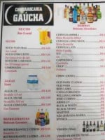 Churrascaria Gaucha menu