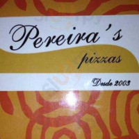 Pereira's Pizzas food