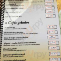 Café Moinho menu