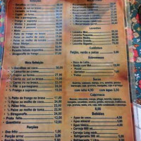 Joao Do Lixo menu