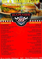 Garage 89 menu