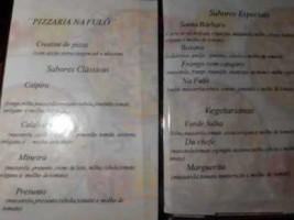 Pizza Na Fulo menu