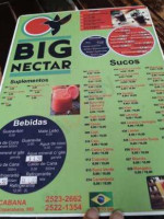 Big Néctar menu