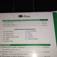 Restaurante Ki Delicia menu