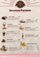 Sorveteria Pantaleao menu