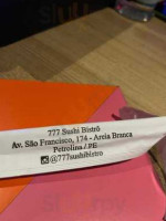 777 Sushi Bistrô inside