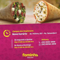 Fominha Pizza Cone menu