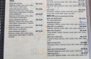 Aguia Lanches menu