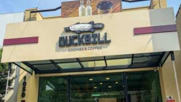 Duckbill Cookies E Coffee outside