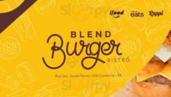 Blend Burger Bistrô food