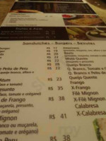 Maria Café E Creperia menu