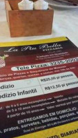 Pizzaria La Piu Bella menu