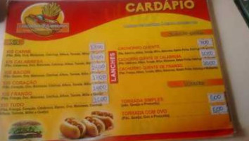 Lancheria Mineiro menu