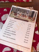 Bistrô Café Boulevard menu
