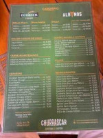 Churrascar menu