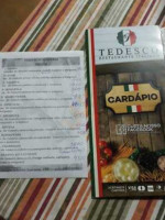 Tedesco menu