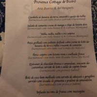 Provence Cottage Bistrô food