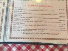 La Em Casa Petiscaria menu