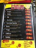 Marcio Lanches menu
