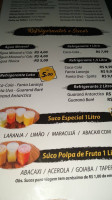 Recanto Da Peixada menu