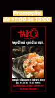 Taikô Sushi menu