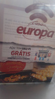 Casa Europa menu
