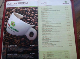 Café Cultura menu