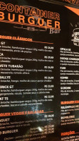 Container Burguer menu