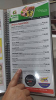 Ganisa E Pizzaria menu