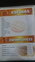 Casa Da Esfiha E Pizzaria menu