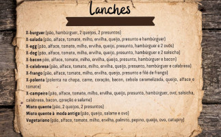 Casarão Lanches menu