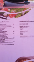 Caravela menu