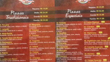 Pizzaria Sabor Carioca menu