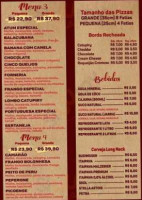 Forneria Pizza Delivery menu