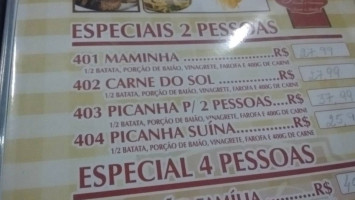 Rafa's Grill menu