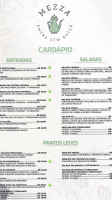 Mezza Mezza Bistrô menu