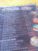Toca Da Gameleira menu