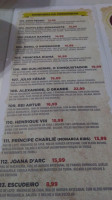 Monarca Burger menu