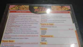 Rei Da Pizza menu