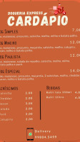 Dogueria Express menu