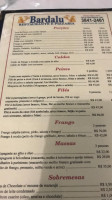 Bardalu Pizzaria E Restaurantes menu