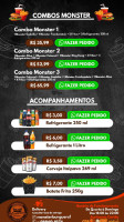 Monster Burguer menu